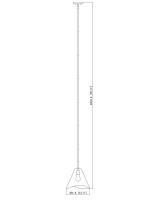 One Light Pendant by Z-Lite - Aria Collection, Modern Gold Finish - 1952P12-MGLD