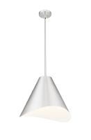 One Light Pendant by Z-Lite - Aria Collection, Brushed Nickel Finish - 1952P18-BN