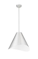 One Light Pendant by Z-Lite - Aria Collection, Brushed Nickel Finish - 1952P18-BN