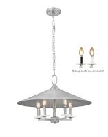 Five Light Pendant by Z-Lite - Rialto Collection, Signature Pewter Finish - 1953-22SPT