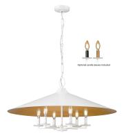 Six Light Pendant by Z-Lite - Rialto Collection, Matte White Finish - 1953-32MW