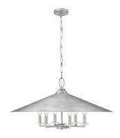 Six Light Pendant by Z-Lite - Rialto Collection, Signature Pewter Finish - 1953-32SPT