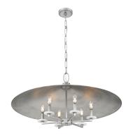 Six Light Pendant by Z-Lite - Rialto Collection, Signature Pewter Finish - 1953-32SPT