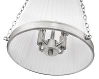 Four Light Pendant by Z-Lite - Madeline Collection, Brushed Nickel Finish - 1954P12-BN