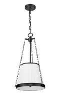 Four Light Pendant by Z-Lite - Madeline Collection, Matte Black Finish - 1954P12-MB