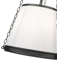 Four Light Pendant by Z-Lite - Madeline Collection, Matte Black Finish - 1954P12-MB
