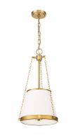 Four Light Pendant by Z-Lite - Madeline Collection, Modern Gold Finish - 1954P12-MGLD