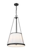 Five Light Pendant by Z-Lite - Madeline Collection, Matte Black Finish - 1954P18-MB