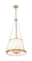 Five Light Pendant by Z-Lite - Madeline Collection, Modern Gold Finish - 1954P18-MGLD