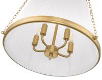 Five Light Pendant by Z-Lite - Madeline Collection, Modern Gold Finish - 1954P18-MGLD