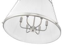 Six Light Pendant by Z-Lite - Madeline Collection, Brushed Nickel Finish - 1954P24-BN