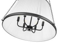 Six Light Pendant by Z-Lite - Madeline Collection, Matte Black Finish - 1954P24-MB