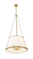 Six Light Pendant by Z-Lite - Madeline Collection, Modern Gold Finish - 1954P24-MGLD
