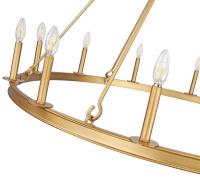 12 Light Chandelier by Z-Lite - Barclay Collection, Rubbed Brass Finish - 482R-12RB