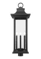 Six Light Outdoor Post Mount Fixture by Z-Lite - Tiberius Collection, Black Finish - 5017PHXLR-BK