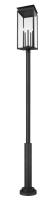 Five Light Outdoor Post Mounted Fixture by Z-Lite - Nova Collection, Black Finish - 5018PHXLR-5010P-BK