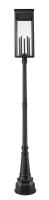 Five Light Outdoor Post Mounted Fixture by Z-Lite - Nova Collection, Black Finish - 5018PHXLR-564P-BK