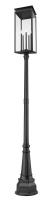 Five Light Outdoor Post Mounted Fixture by Z-Lite - Nova Collection, Black Finish - 5018PHXLR-564P-BK