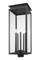 Five Light Outdoor Post Mount Fixture by Z-Lite - Nova Collection, Black Finish - 5018PHXLS-BK