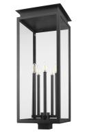 Five Light Outdoor Post Mount Fixture by Z-Lite - Nova Collection, Black Finish - 5018PHXLS-BK