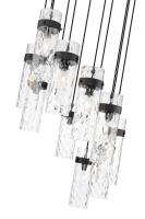 11 Light Chandelier by Z-Lite - Fontaine Collection, Matte Black Finish - 7002P5-11R-MB