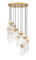11 Light Chandelier by Z-Lite - Fontaine Collection, Rubbed Brass Finish - 7002P5-11R-RB