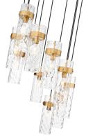 11 Light Chandelier by Z-Lite - Fontaine Collection, Rubbed Brass Finish - 7002P5-11R-RB
