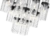 27 Light Chandelier by Z-Lite - Fontaine Collection, Matte Black Finish - 7002P5-27R-MB