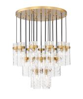 27 Light Chandelier by Z-Lite - Fontaine Collection, Rubbed Brass Finish - 7002P5-27R-RB