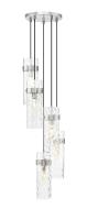Five Light Chandelier by Z-Lite - Fontaine Collection, Brushed Nickel Finish - 7002P5-5R-BN