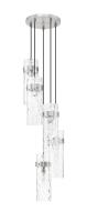 Five Light Chandelier by Z-Lite - Fontaine Collection, Brushed Nickel Finish - 7002P5-5R-BN