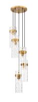 Five Light Chandelier by Z-Lite - Fontaine Collection, Rubbed Brass Finish - 7002P5-5R-RB