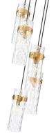 Five Light Chandelier by Z-Lite - Fontaine Collection, Rubbed Brass Finish - 7002P5-5R-RB