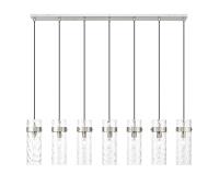 Seven Light Linear Chandelier by Z-Lite - Fontaine Collection, Brushed Nickel Finish - 7002P5-7L-BN