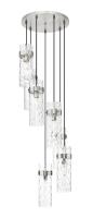 Seven Light Chandelier by Z-Lite - Fontaine Collection, Brushed Nickel Finish - 7002P5-7R-BN