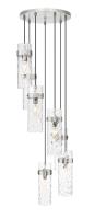Seven Light Chandelier by Z-Lite - Fontaine Collection, Brushed Nickel Finish - 7002P5-7R-BN