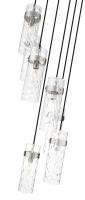 Seven Light Chandelier by Z-Lite - Fontaine Collection, Brushed Nickel Finish - 7002P5-7R-BN
