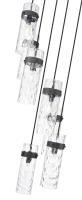Seven Light Chandelier by Z-Lite - Fontaine Collection, Matte Black Finish - 7002P5-7R-MB