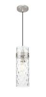 One Light Pendant by Z-Lite - Fontaine Collection, Brushed Nickel Finish - 7002P5-BN