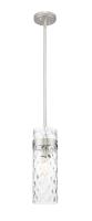 One Light Pendant by Z-Lite - Fontaine Collection, Brushed Nickel Finish - 7002P5-ROD-BN