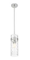 One Light Pendant by Z-Lite - Fontaine Collection, Brushed Nickel Finish - 7002P5-ROD-BN