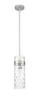 One Light Pendant by Z-Lite - Fontaine Collection, Brushed Nickel Finish - 7002P5-ROD-BN