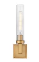 One Light Wall Sconce by Z-Lite - Beau Collection, Rubbed Brass Finish - 740-1S-RB