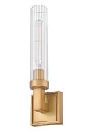 One Light Wall Sconce by Z-Lite - Beau Collection, Rubbed Brass Finish - 740-1S-RB