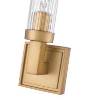 One Light Wall Sconce by Z-Lite - Beau Collection, Rubbed Brass Finish - 740-1S-RB