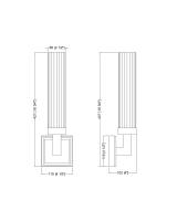 One Light Wall Sconce by Z-Lite - Beau Collection, Rubbed Brass Finish - 740-1S-RB