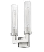 Two Light Wall Sconce by Z-Lite - Beau Collection, Brushed Nickel Finish - 740-2S-BN