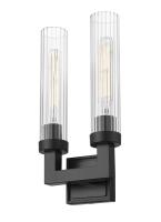Two Light Wall Sconce by Z-Lite - Beau Collection, Matte Black Finish - 740-2S-MB