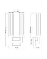 Two Light Wall Sconce by Z-Lite - Beau Collection, Matte Black Finish - 740-2S-MB