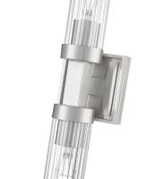 Two Light Wall Sconce by Z-Lite - Beau Collection, Brushed Nickel Finish - 740-2W-BN